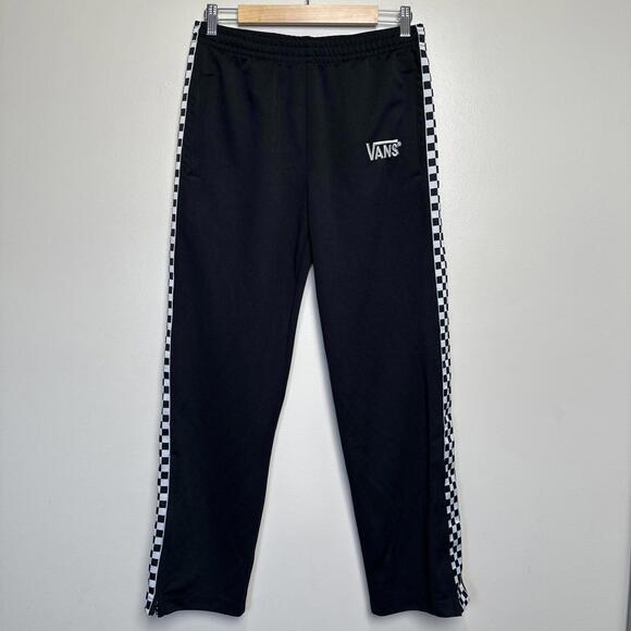 Vans Checkerboard Track Pants Size Small Unisex Zipper Ankle Pockets Skater - Picture 1 of 7